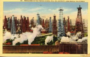 CA - Long Beach. Signal Hill Oil District