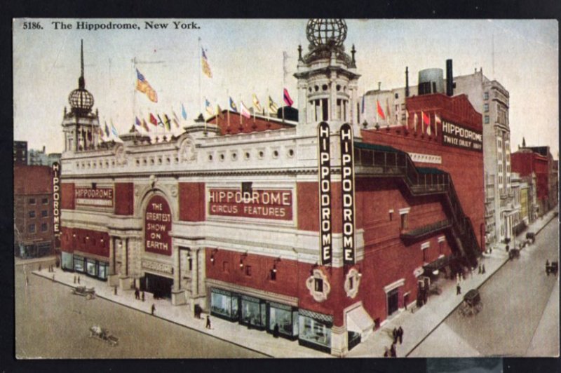 NY NEW YORK CITY Hippodrome occupies an entire block on Sixth Ave. -pm192? - DB