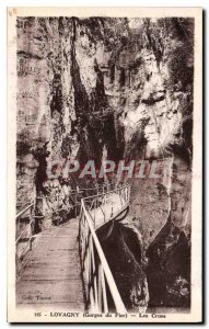 Old Postcard Lovagny Gorges du Fier The Flood