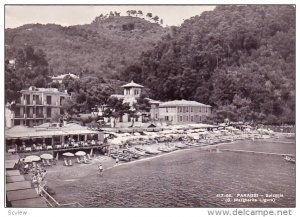 RP: PARAGGI - Spiaggia (S. Margherita Ligure) , Italy , 30-40s