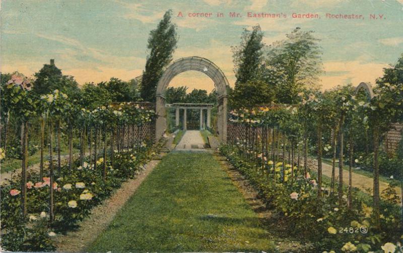 George Eastman House Garden Corner - Rochester, New York - pm 1911 - DB