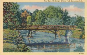 Ellison Park, Rochester, New York - The New Turnstile Bridge - Linen