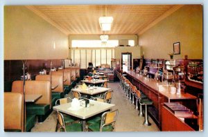 c1950's Wonder City Cafe Dining Interior West Memphis Arkansas Vintage Postcard