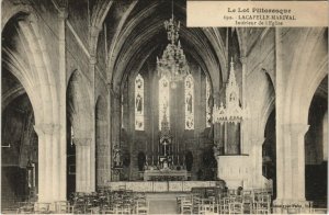 CPA Le Lot Pittoresque LACAPELLE MARIVAL Interieur de l'Eglise (122920)