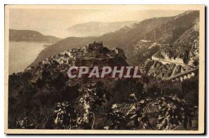 Postcard Old French Riviera Eze Alpes Maritimes