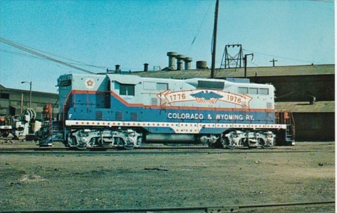 Colorado & Wyoming Railway Locomotive GP7 Number 200 In Pueblo Colorado 5...