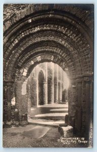 RPPC St. Botolph's Priory west COLCHESTER Essex England UK W.A. Call Postcard