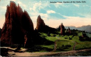 Colorado Colorado Springs Garden Of The Gods Interior View 1910