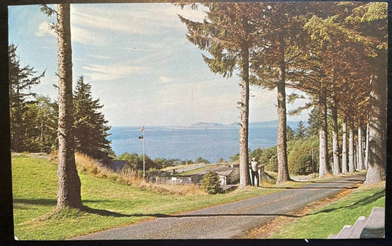 Vintage Postcard 1952 Fort Columbia Historical State Park Chinook Washington 