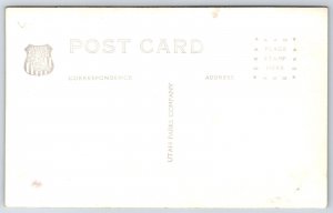 Bryce Canyon Park Utah~Aerial View: Grotto Row Rock Formation~RPPC c1929