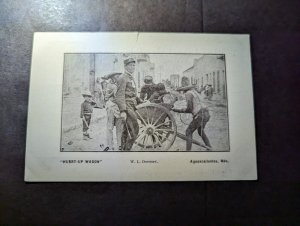 Mint USA Military Postcard Mexican Revolution Hurry Up Wagon WL Deemer