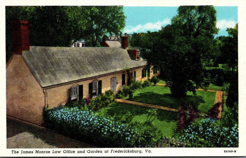 Virginia Fredericksburg The James Monroe Law Office and Gardens Curteich