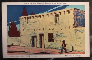 Mint USA PPC Picture Postcard Native American Indian Oldest House Pueblo Bulding