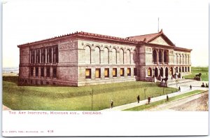 VINTAGE POSTCARD THE CHICAGO ART INSTITUTE BUILDING COMPLEX UDB #213