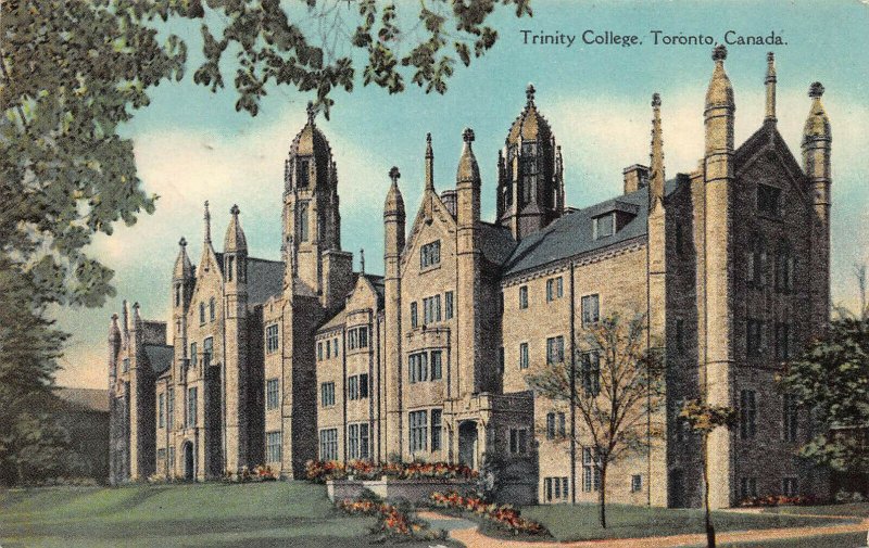 Trinity College, Toronto, Ontario, Canada,  Early Postcard, Used in 1932