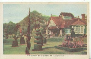 Norfolk Postcard - The Queens Dairy Garden at Sandringham - Ref 11619A