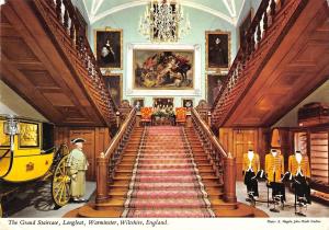 BR91395 the grand staircase longleat warminster wiltshire postcard  uk