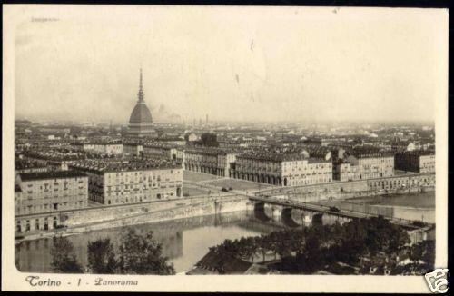 italy, TORINO, Panorama (1930) Traldi RPPC