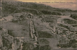 B577 Tunisia Carthage theatre romain la scene