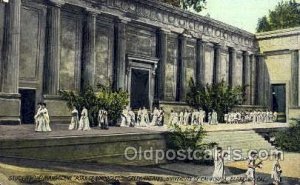 Ajax of Sophocles Greek Theatre, University of CA, Berkley, CA, USA 1909 lig...