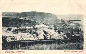 Vintage Postcard 1910s Old Town Hastings Sussex England UK The Wyndham Series