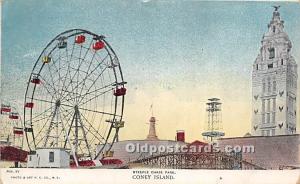 Steeplechase Park Coney Island, NY, USA Amusement Park Unused 