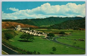 Hawaii~Gardens Of The Missing WW2 Monument In Punchbowl Crater~Vintage Postcard