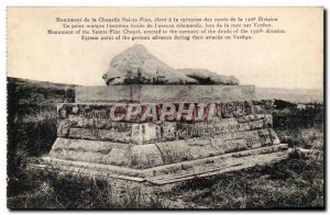 Old Postcard Monument Chapel of St. Fine pupil has the Memory of the Dead of ...