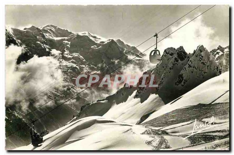 The Old Post CARTE super Flegere Chamonix Mont Blanc chain of the Index and s...