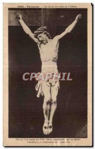 Old Postcard Paimpont Christ Ivory of the Abbey