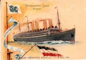 Norddeutscher Lloyd Kronprinz Wilhelm Unused