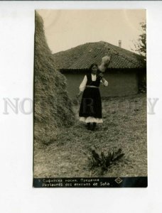 3173276 BULGARIA SOFIA costume Spinner Vintage postcard