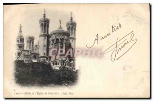 Postcard Old Apse of the Church of Fourviere