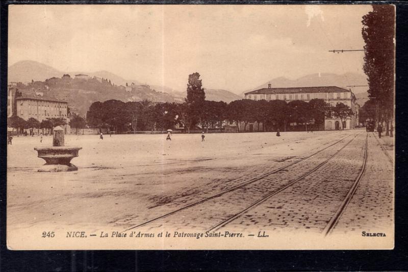 La Place d'Armes et le Patrnage Saint Pierre,Nice France BIN