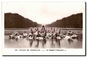 Old Postcard Palace Of Versailles Basin & # 39Apollon