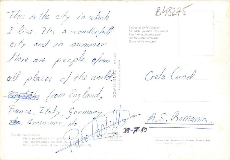 B48275 Almería the harbour     spain