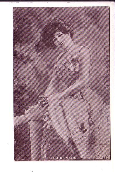 Actress, Elise De Vere, Vintage Postcaard