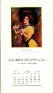 Salisbury Hardware Co Maryland Home Through the Woods Vintage Advertising 1913 