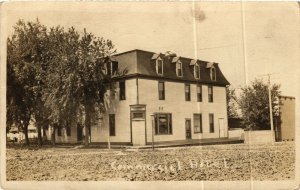 PC CPA US, IOWA, SIOUX CENTER, COMMUCIAL HOTEL, REAL PHOTO POSTCARD (b6397)