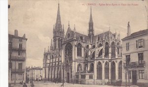 France Nancy Basilique Saint-Epvre et Place des Dames 1912