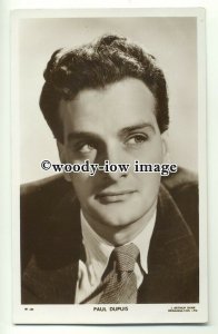 b2806 - Film Actor - Paul Dupuis - Picturegoer postcard W434