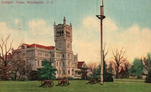 1913 Soldiers Home Miles North Of The Capital Washington D.C. Vintage Postcard