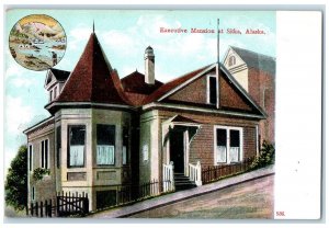 c1920's Executive Mansion Exterior At Sitka Alaska AK Unposted Vintage Postcard 
