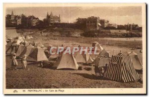 Pontaillac - The Beach - Old Postcard