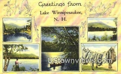 Greetings From in Lake Winnipesaukee, New Hampshire