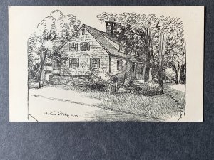 Home Of The Stamford Historical Society Stamford CT Litho Postcard H1247083846