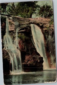 Postcard NY Shinglekill Falls, Purling near-the-Catskills NY