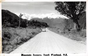 A96/ South Westland New Zealand Foreign Real Photo RPPC Postcard c1910 Mountains