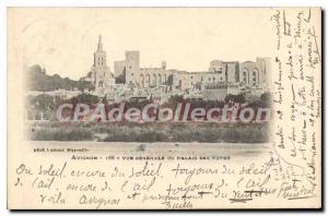 Postcard Old Avignon Vue Generale du Palais des Papes