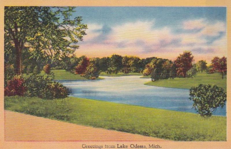 Michigan Greetings From Lake Odessa